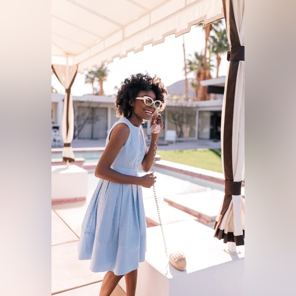 Gal Meets Glam Light Blue Ellen Dress